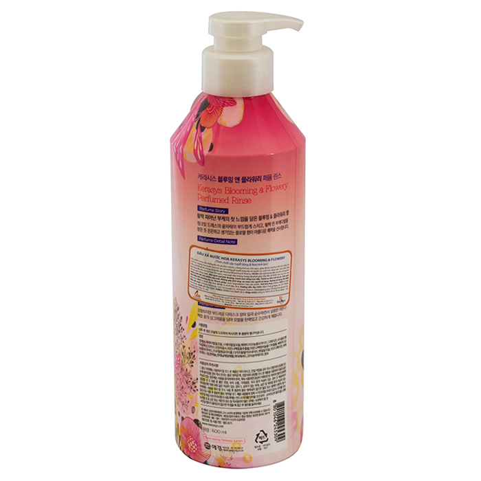 Dầu Xả Nước Hoa Kerasys Salon Perfume Blooming &amp; Flowery Conditioner (600ml)